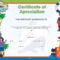Vbs Get On Board Certificate Of Appreciation With Regard To Vbs Certificate Template