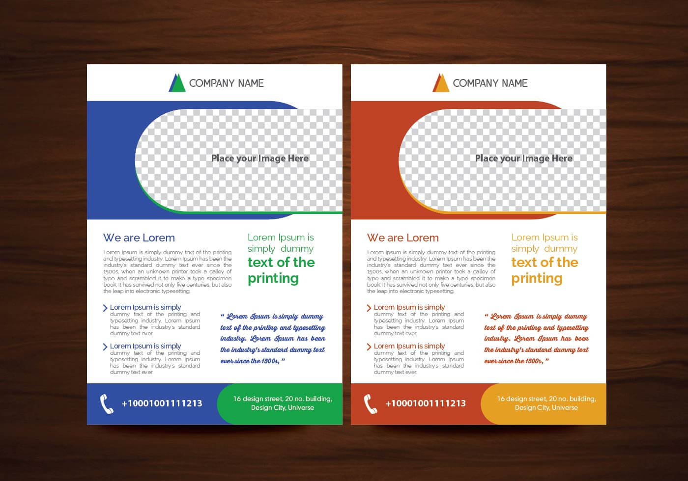 Vector Brochure Flyer Design Layout Template In A4 Size With Regard To Letter Size Brochure Template