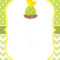 Vector Card Template With A Cute Chick On Polka Dot And Chevron Background.  Vector Easter Egg. Vector Illustration. Throughout Easter Chick Card Template