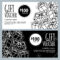 Vector Gift Voucher Template With Gift Box Patches And Stickers Regarding Black And White Gift Certificate Template Free