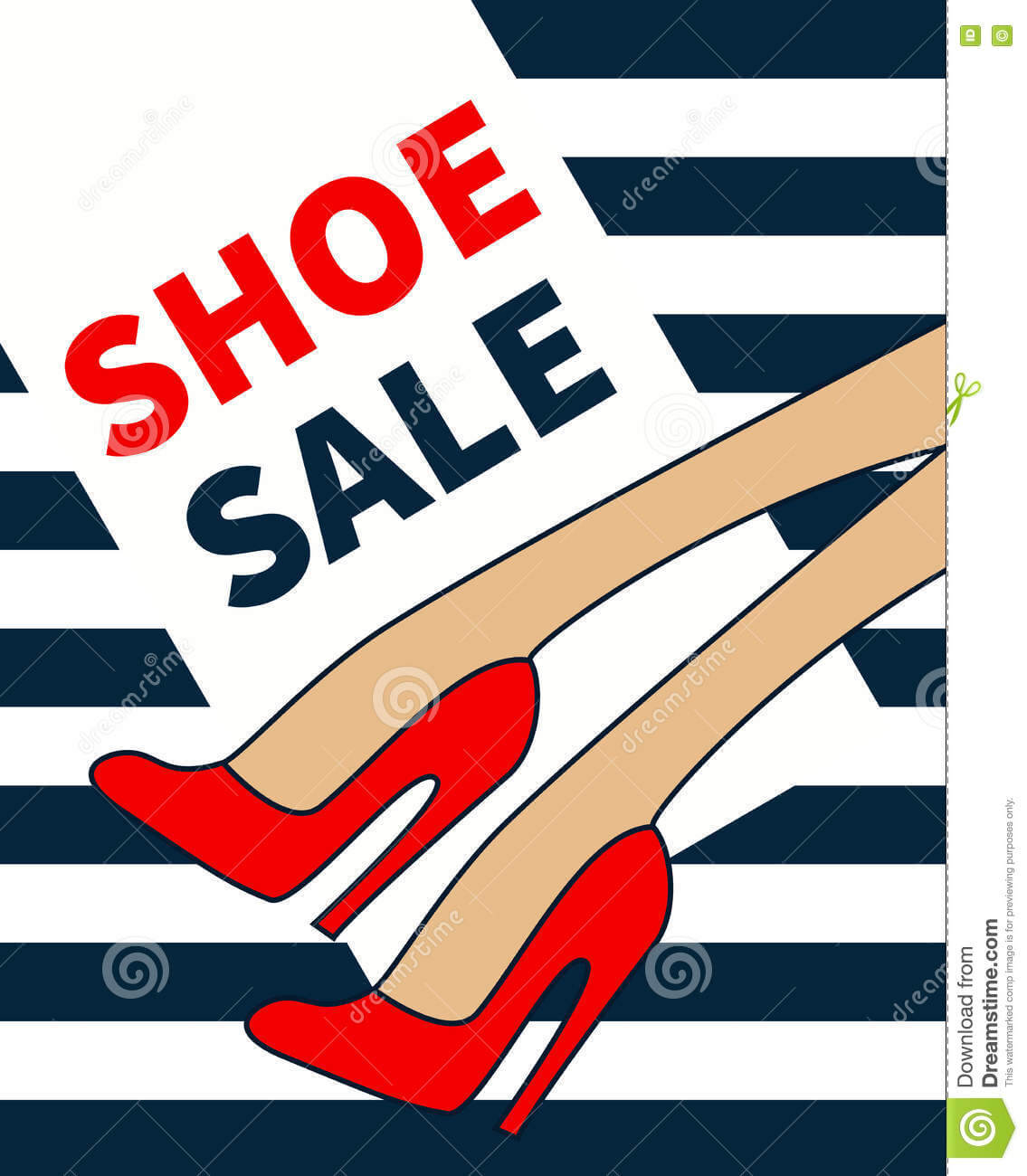 Vector Shoe Sale Stock Vector. Illustration Of Heels – 80561068 With High Heel Template For Cards