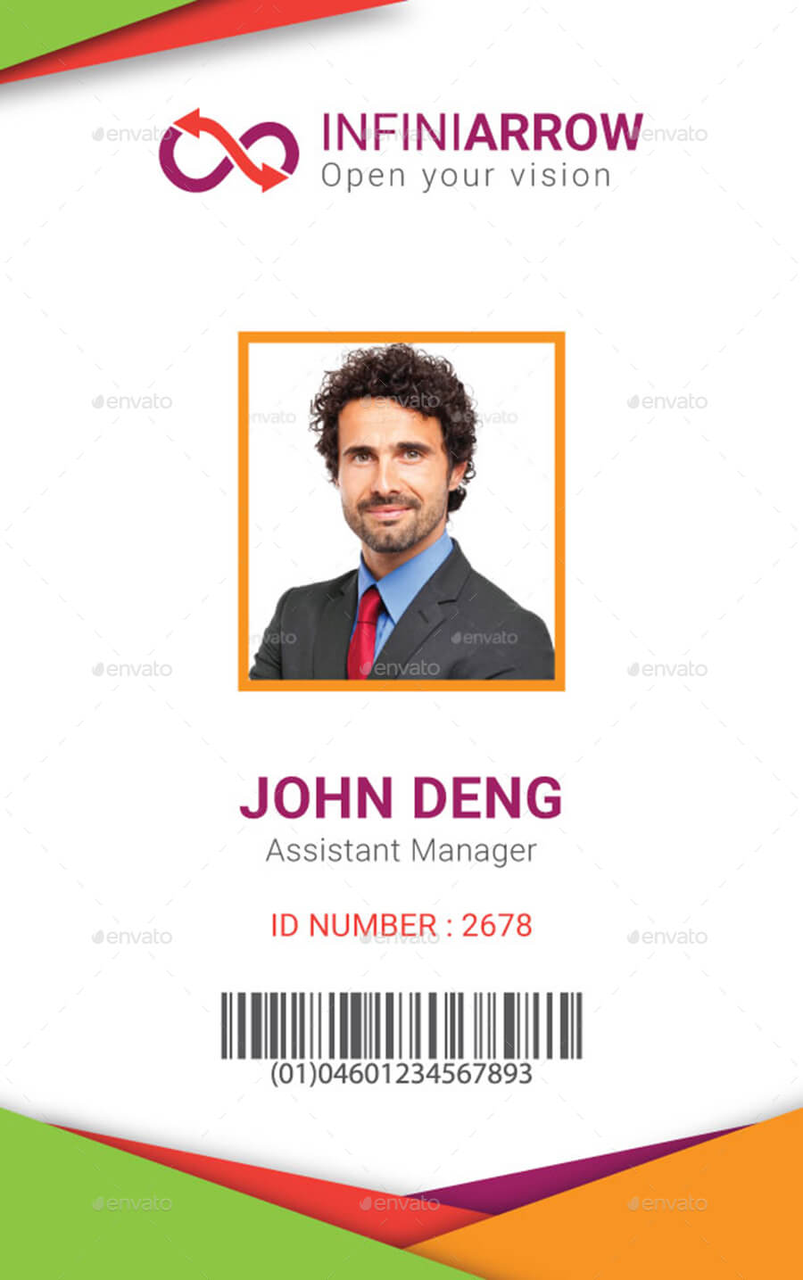 Vertical Id Card Template – Calep.midnightpig.co Intended For Media Id Card Templates