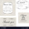 Vintage Wedding Invitation Template With Celebrate It Templates Place Cards