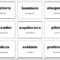 Vocabulary Flash Cards Using Ms Word With Cue Card Template