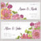 Wedding Invitation And Save The Date Card Templates Decorated.. Intended For Save The Date Cards Templates