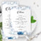 Wedding Menu Card Template Pertaining To Frequent Diner Card Template