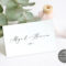 Wedding Place Cards Template, 100% Editable Wedding Seating With Regard To Printable Escort Cards Template