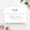 Wedding Rsvp Card Template With Free Printable Wedding Rsvp Card Templates