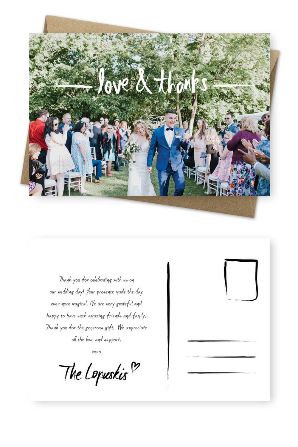 Wedding Thank You Card Design Ideas – Yeppe In Template For Wedding Thank You Cards