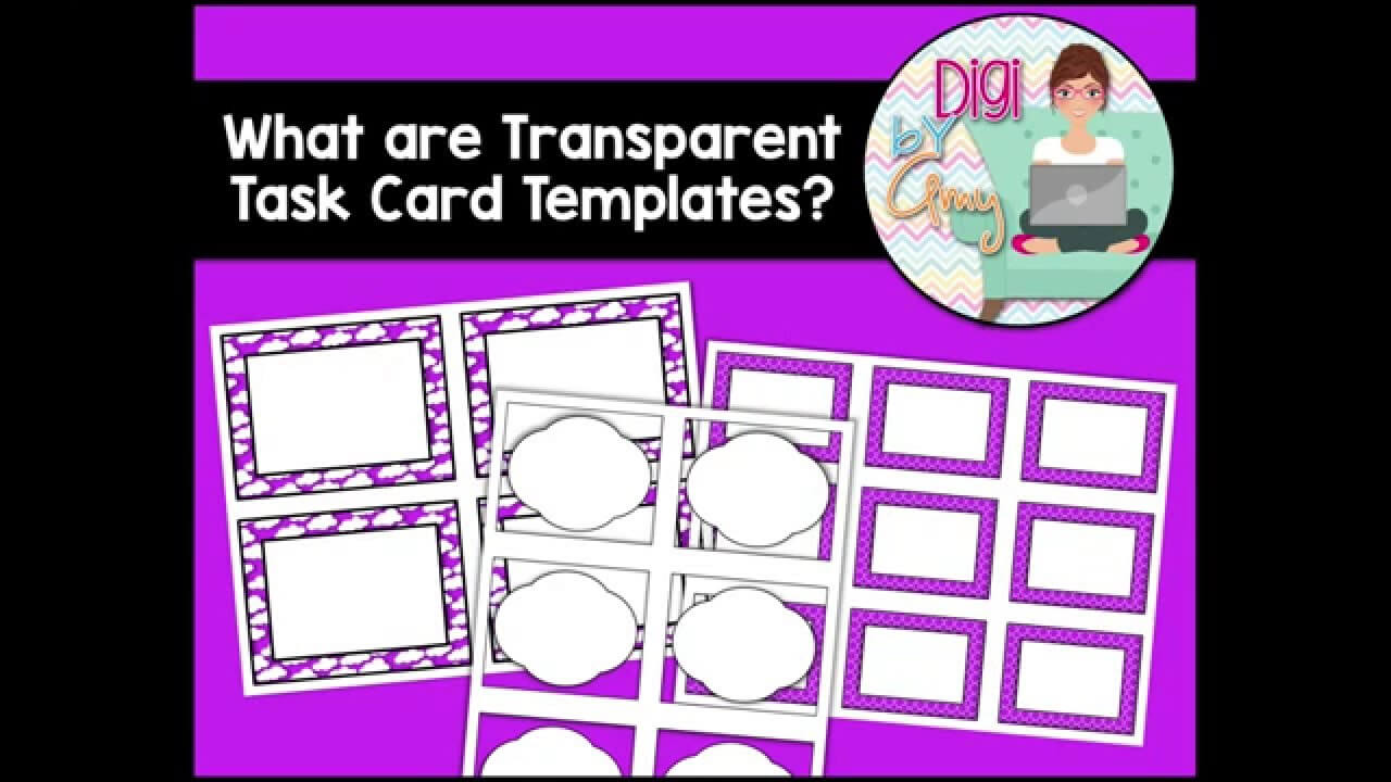 What Are Transparent Task Card Templates? With Regard To Task Card Template