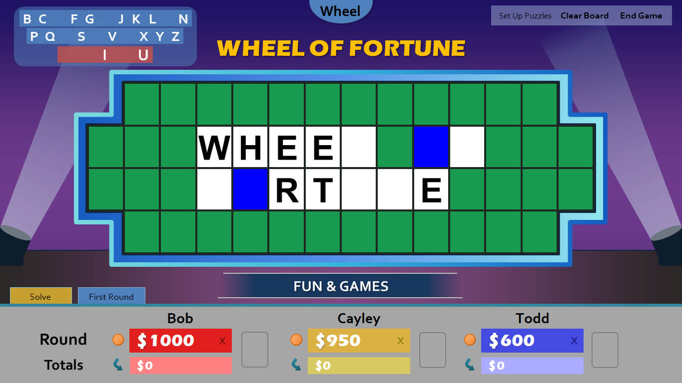 Wheel Of Fortune For Powerpoint – Gamestim Regarding Wheel Of Fortune Powerpoint Game Show Templates