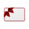 White Blank Gift Card Template With Red Ribbon And A Bow. Perfect.. With Regard To Present Card Template