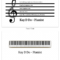 White Pianist Music Business Card Template In Dog Grooming Record Card Template