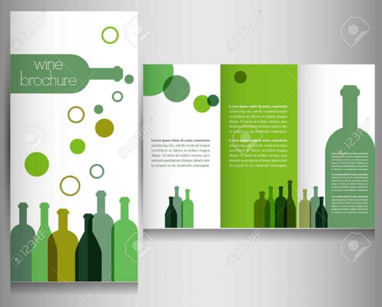 Wine Brochure Template