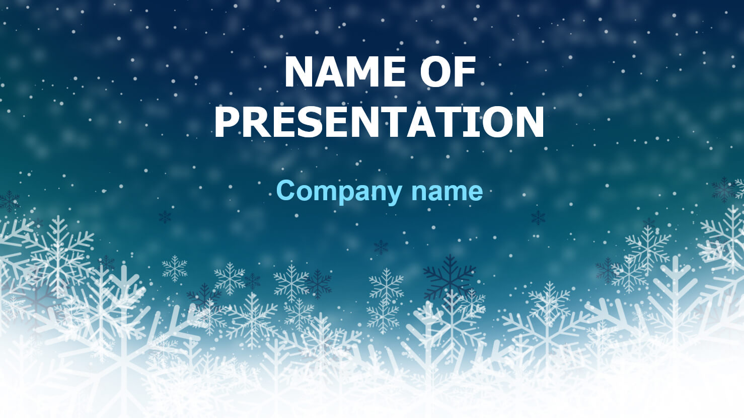 Winter Powerpoint Background - Calep.midnightpig.co Throughout Snow Powerpoint Template