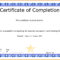 Word Template Certificate Of Completion – Calep.midnightpig.co With Regard To Certificate Of Completion Template Free Printable