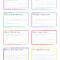 Word Template For Note Cards – Dalep.midnightpig.co Intended For 5 By 8 Index Card Template