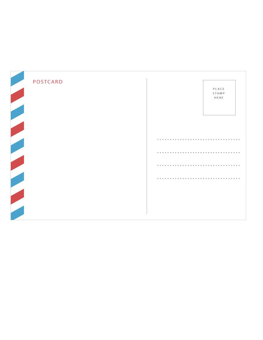 Word Templates For Postcards – Calep.midnightpig.co Inside Post Cards Template