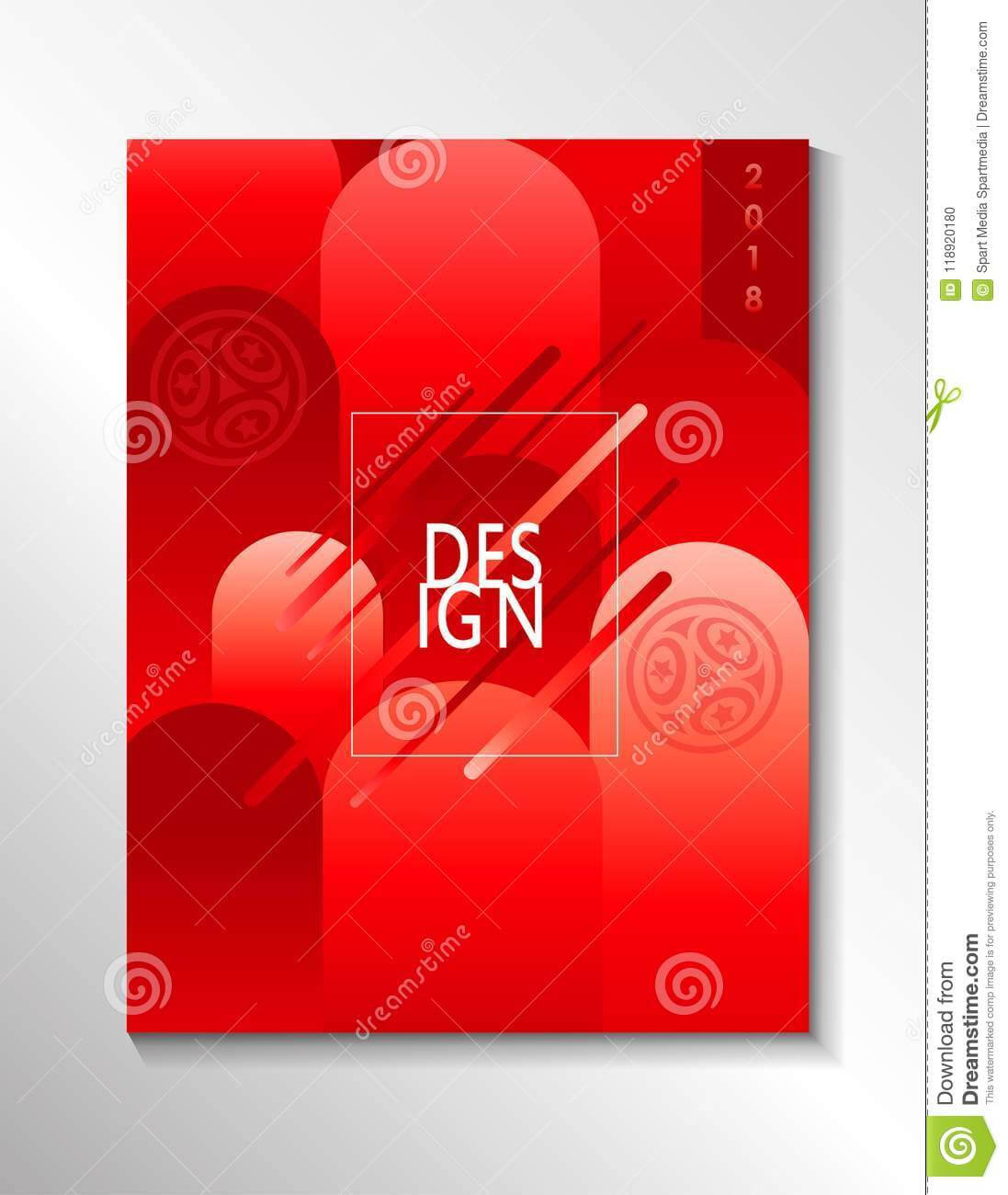 World Cup 2020 Russia Soccer Red Abstract Football Modern Regarding Soccer Report Card Template