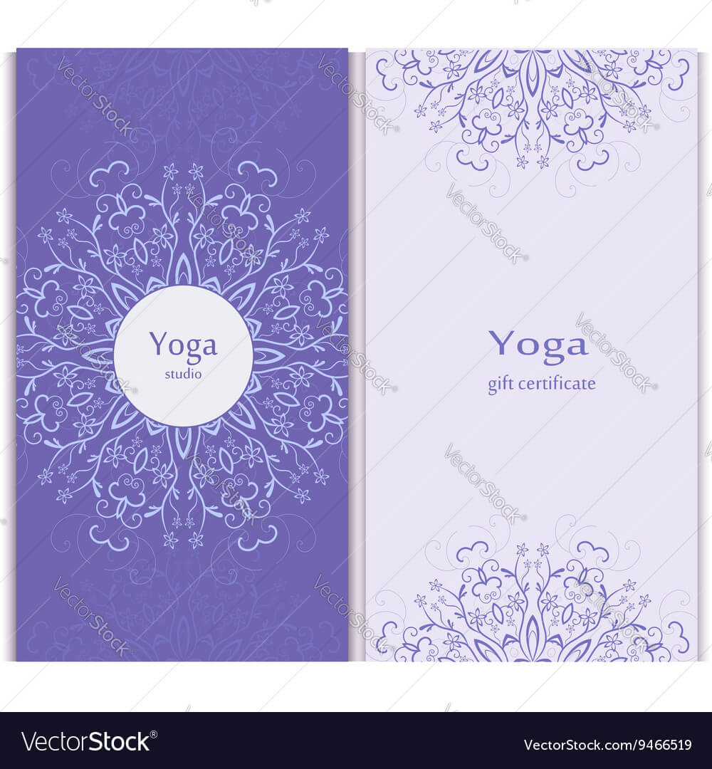 Yoga Gift Certificate Template Regarding Yoga Gift Certificate Template Free